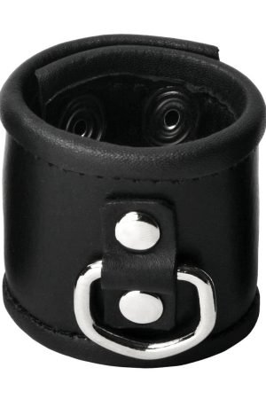 Leather Ball Stretcher with D-Ring - 2 Inches