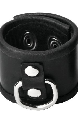 Leather Ball Stretcher with D-Ring - 1.75 Inches