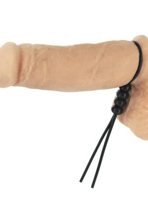 4-Way Adjustable Cock and Ball Tie - Black