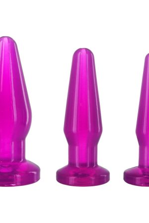 Fill-er-Up Butt Plug Kit - Purple