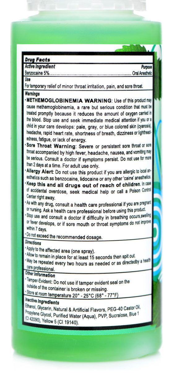 Passion Oral Ecstasy Throat Desensitizing Spray - 2 oz