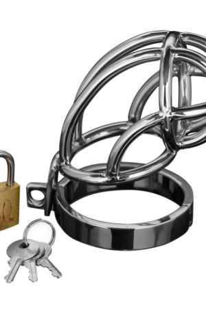 Captus Stainless Steel Locking Chastity Cage