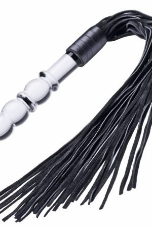 Lingam Glass Dildo Flogger