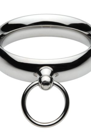 Lead Me Stainless Steel Cock Ring- 1.75 Inch