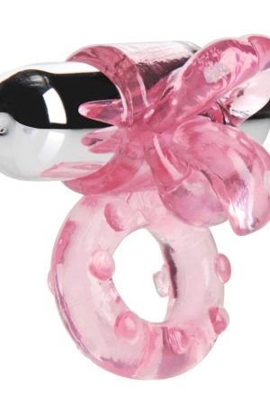 Lick Her Pierced Tongue Vibrating Cock Ring