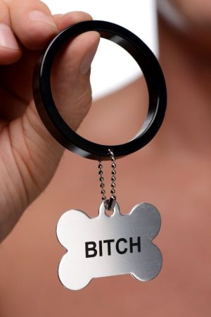 Recruit Aluminum Cock Ring with 4 Dog Tags