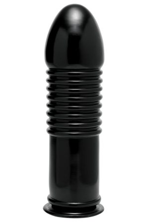 The Enormass - Ribbed Plug With Suction Base