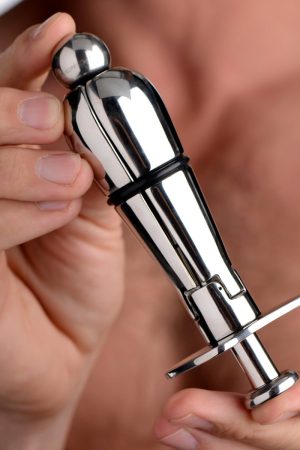Stainless Steel Locking Anal Plug