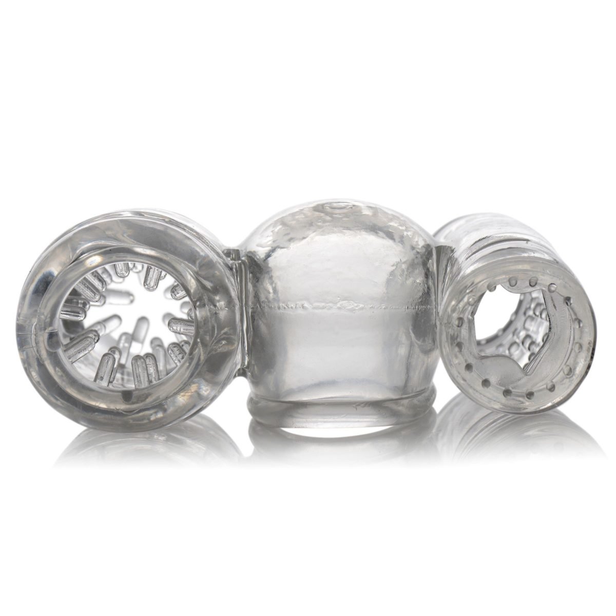 Twin Turbo Strokers 2 in 1 Wand Attachment for Men - Image 4