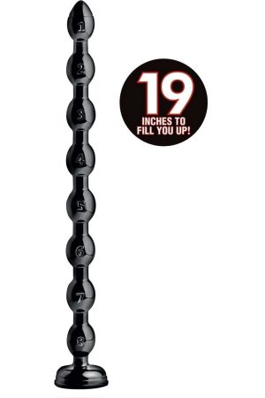 Hosed 19 Inch Beaded Anal Snake