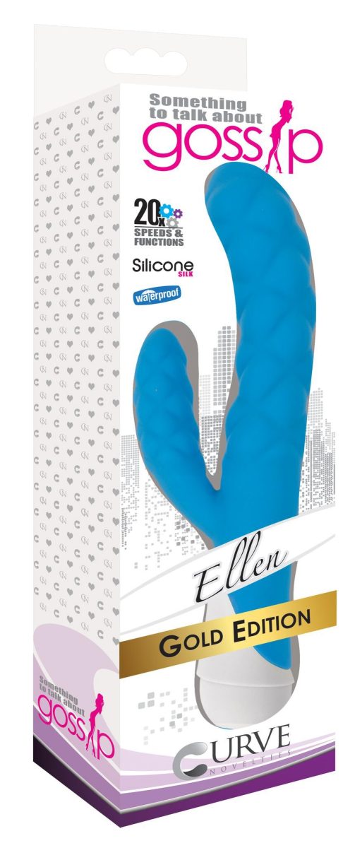 Ellen 20x Silicone Vibrator ? Blue