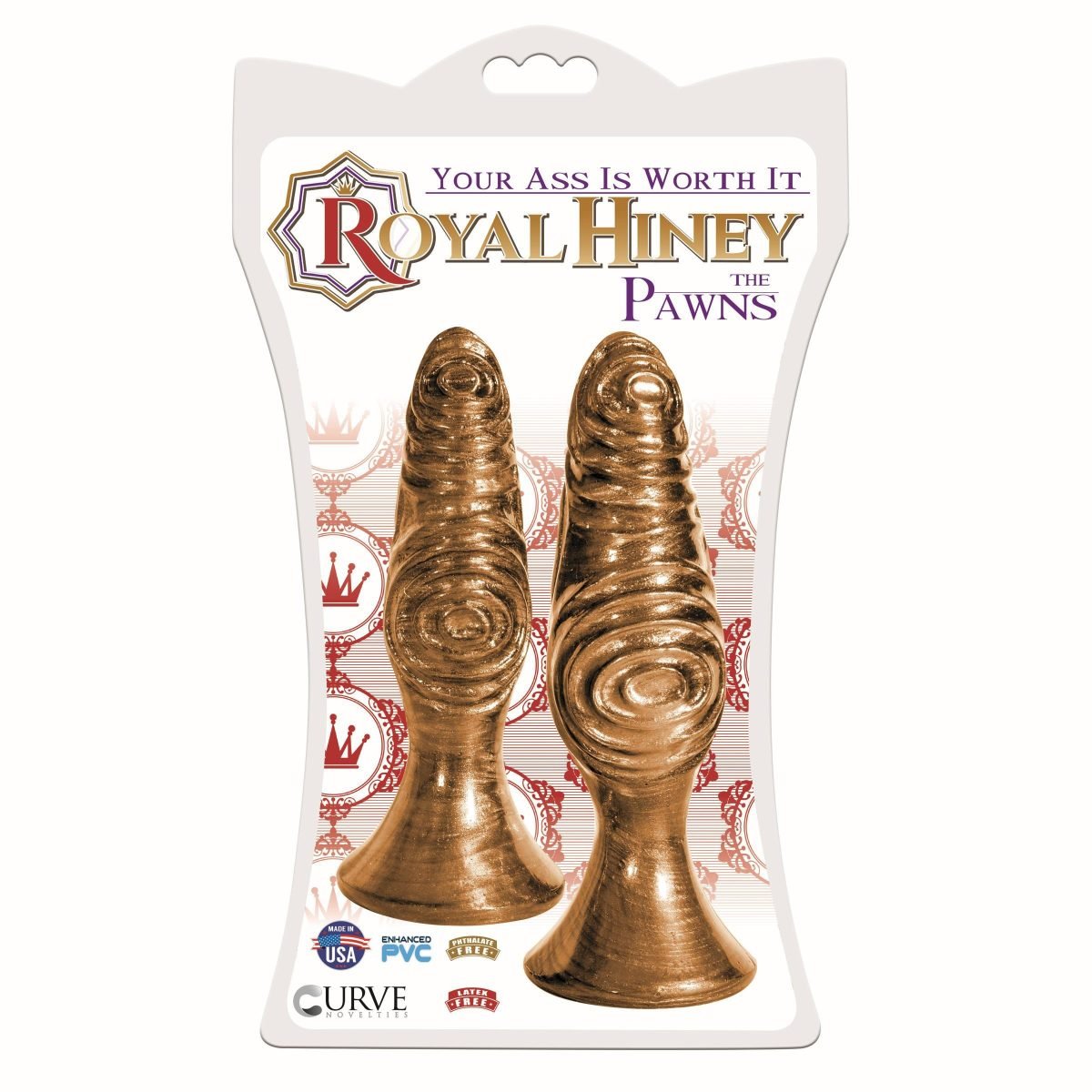 The Pawns Anal Plug -Gold - Image 3