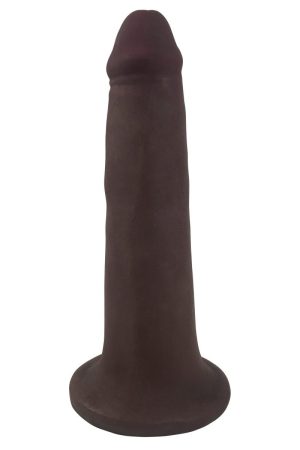 Easy Riders 7 Inch Dual Density Dildo - Brown
