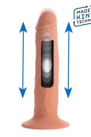 Kinetic Thumping 7X Remote Control Dildo - Small