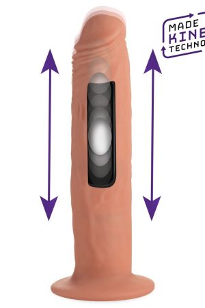 Kinetic Thumping 7X Remote Control Dildo - Large