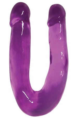 Lollicock Sweet Slim Double Dipper Dildo - Purple