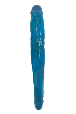 Lollicock Sweet Slim Stick Double Dildo - Blue