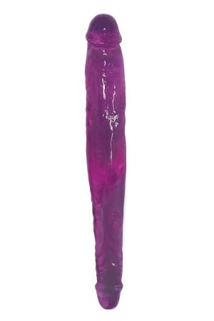 Lollicock Sweet Slim Stick Double Dildo - Purple