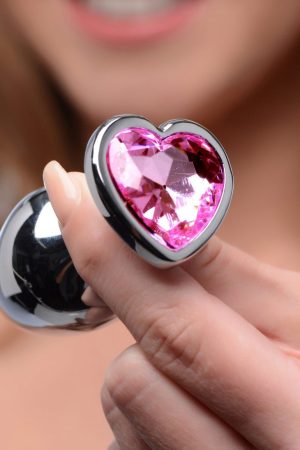 Pink Heart Anal Plug Set