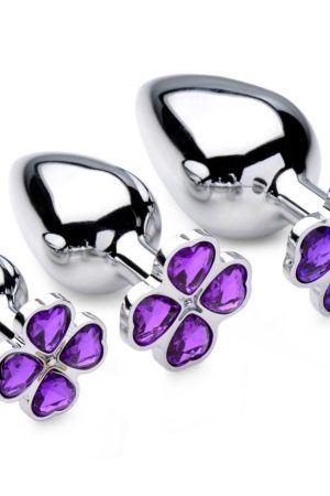 Flower Hearts Anal Plug Set