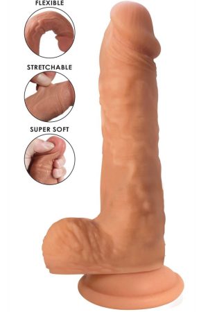 Easy Riders Dual Density Silicone Dildo - 6 Inch