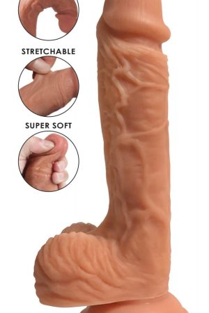 Easy Riders Dual Density Silicone Dildo - 8 Inch