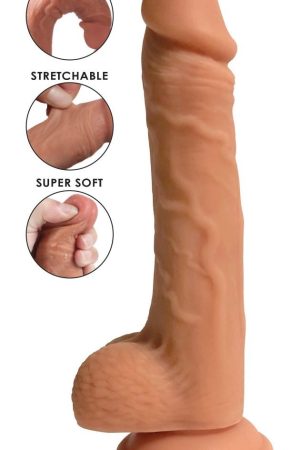Easy Riders Dual Density Silicone Dildo - 9 Inch