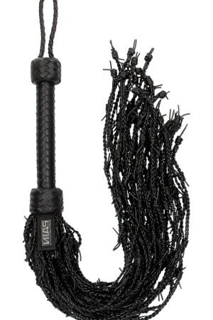 Leather Barbed Wire Flogger