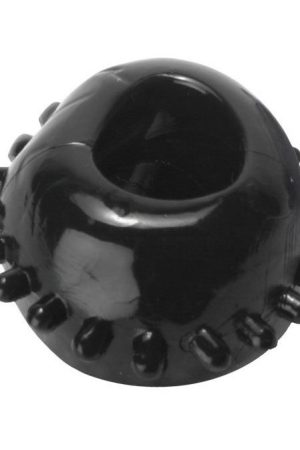 2 Gummy Cock Rings- Black