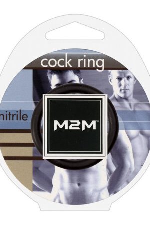 M2M 1.5" Nitrile Cock Ring - Black