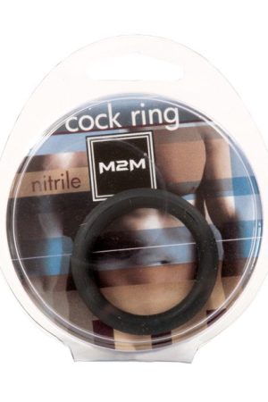 M2M 1.25" Nitrile Cock Ring - Black