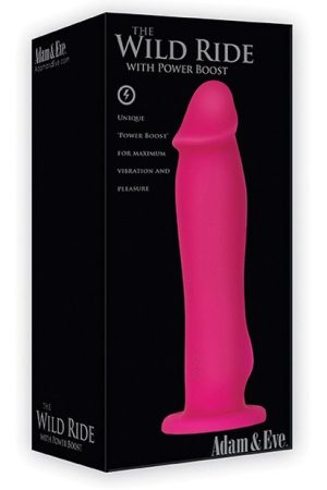 Adam & Eve Wild Ride w/Power Boost, Harness Compatible Vibrator