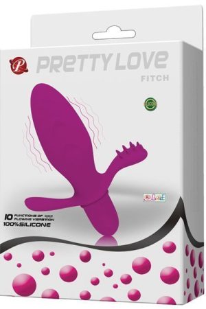 Pretty Love Fitch Anal Vibrator - Fuchsia