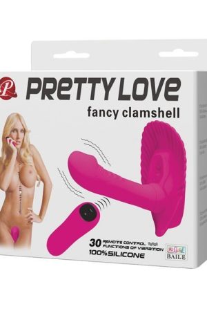 Pretty Love Fancy Remote Control Clamshell - 30 Function Fuchsia