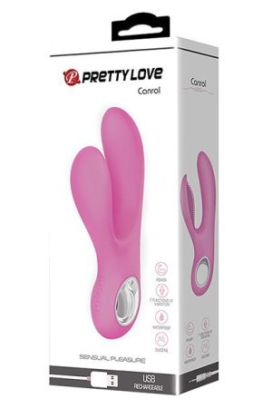 Pretty Love Canrol Nubby Rabbit Vibe - 7 Function Pastel Pink
