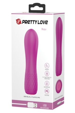 Pretty Love Beau Mini Vibe - 12 Function Fuchsia