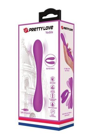 Pretty Love Yedda Bendable Vibrator - Fuchsia