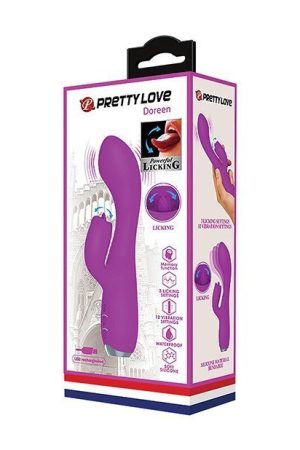 Pretty Love Doreen Licking Rabbit - Fuchsia