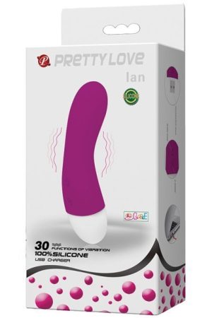 Pretty Love Ian USB Rechargeable Vibrator - Fuchsia
