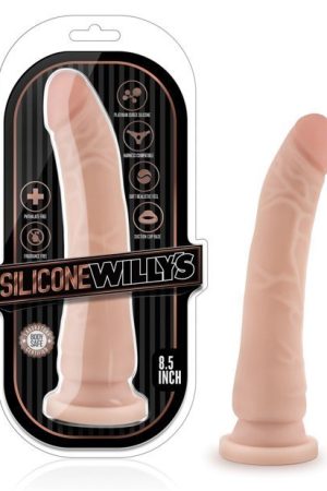 Blush Silicone Willy's 8.5" Dildo w/Balls & Suction Cup - Vanilla
