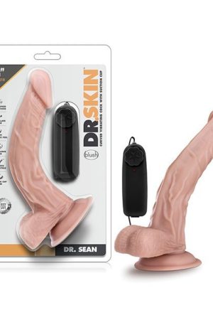 Blush Dr. Skin Dr. Sean 8" Cock w/Suction Cup - Vanilla