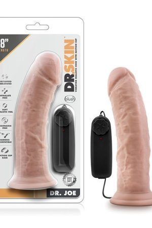 Blush Dr. Skin Dr. Joe 8" Cock w/Suction Cup - Vanilla