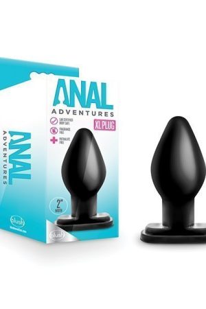 Blush Anal Adventures XL Plug - Black