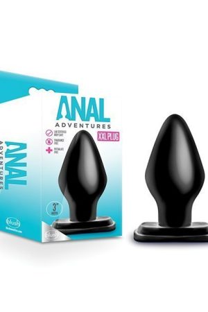 Blush Anal Adventures XXL Plug - Black