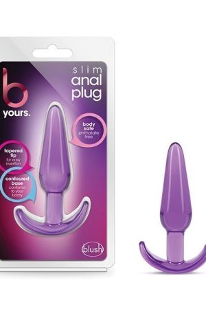 Blush B Yours Slim Anal Plug - Purple
