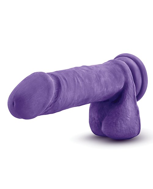 Blush Au Natural Bold Hero 8" Dildo - Purple - Image 3