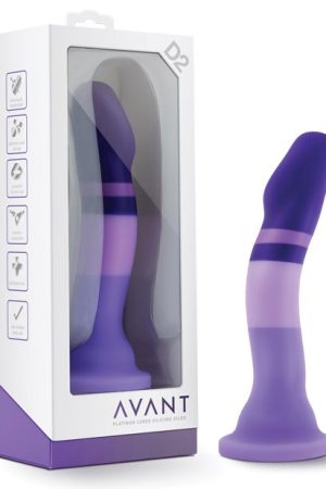 Blush Avant D2 Silicone Dildo - Purple Rain