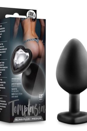 Blush Temptasia Bling Plug Medium - Black