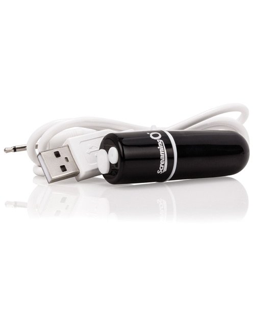 Screaming O Charged Vooom Rechargeable Bullet Vibe - Black - Image 2