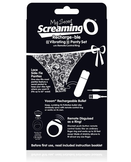 Screaming O My Secret Charged Remote Control Panty - Black - Image 2